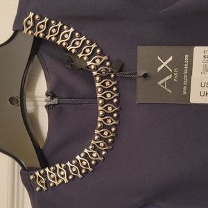 Dark Blue, Sleeveless, Bodycon Dress